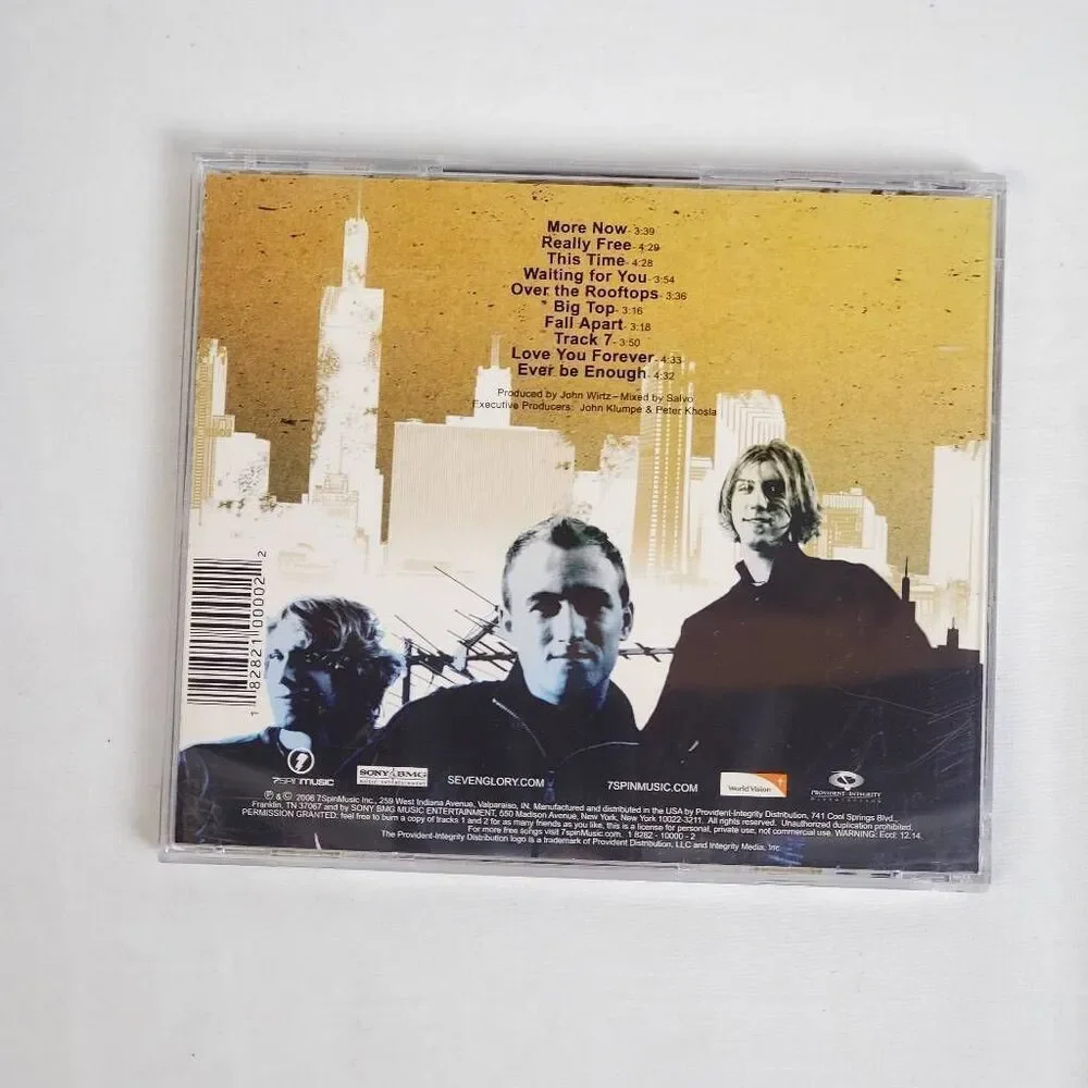 Seven Glory – Over the Rooftops (CD, 2005) – Christian Rock Indie Release