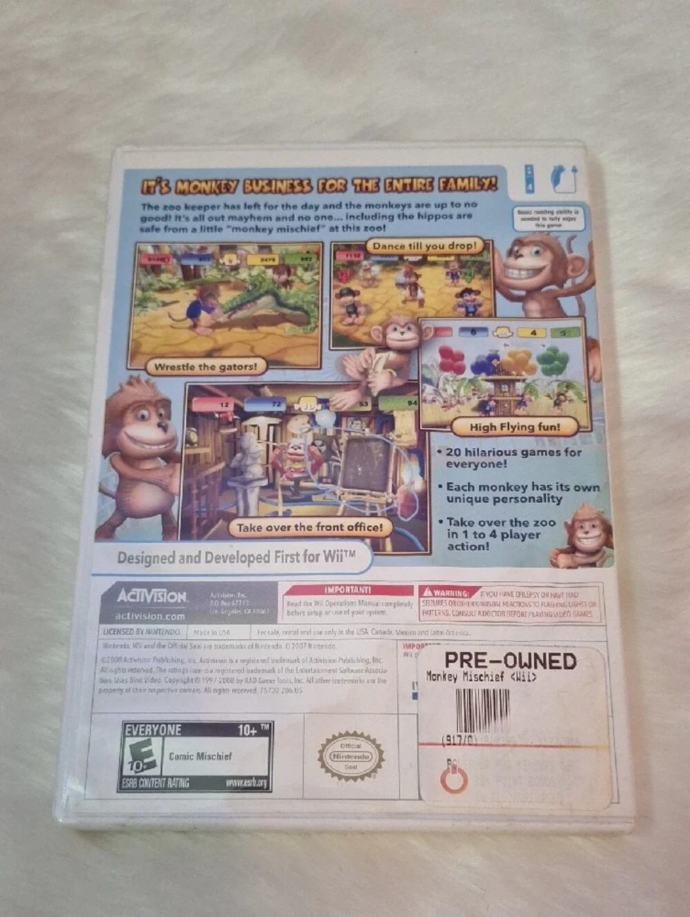 Wii wall•e monkey