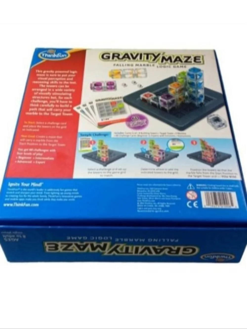 Gravity Maze Falling Marble Logic Game, Thinkfun | EUC |Single Player