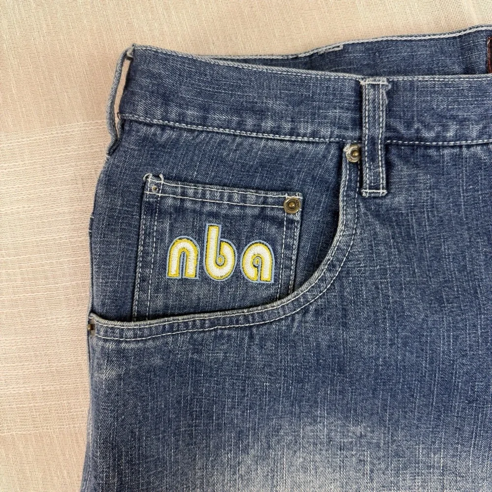 Vintage UNK Denim NBA Men's Shorts Denver Nuggets Carmelo Anthony #15 Baggy Y2K