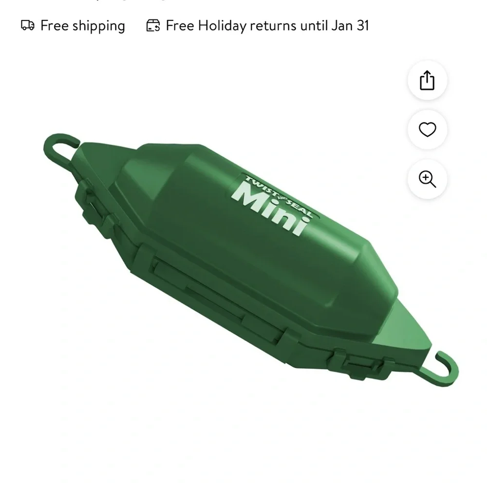 Twist & Seal into rain waterproof