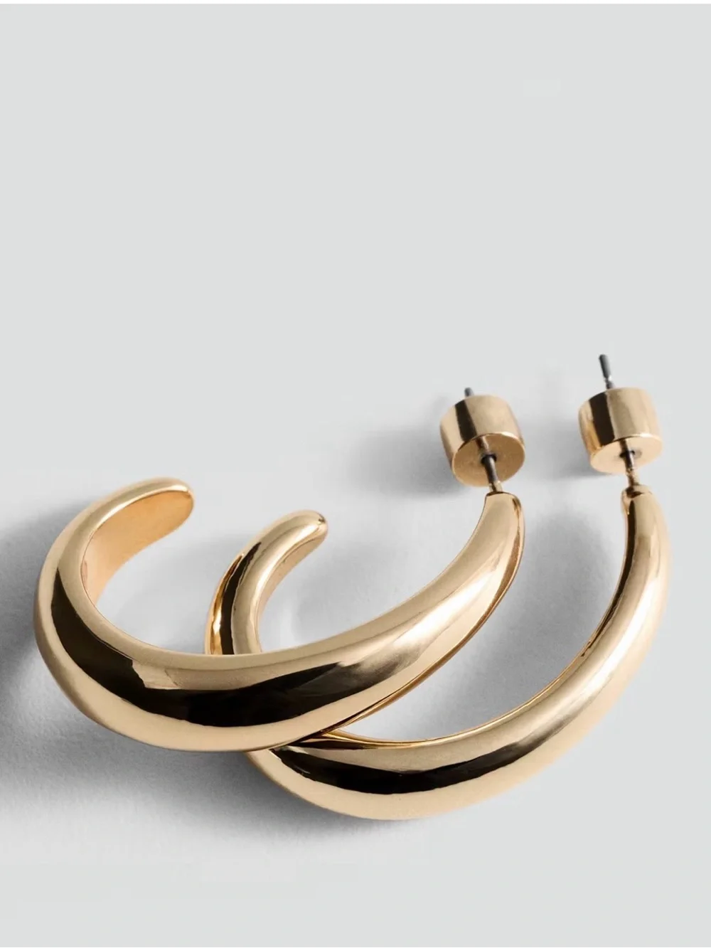 Mango hoop earrings
