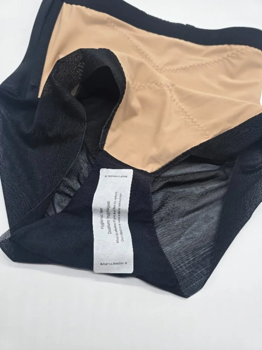 Honeylove SuperPower Brief Shapewear Medium Black High Compression NWOT