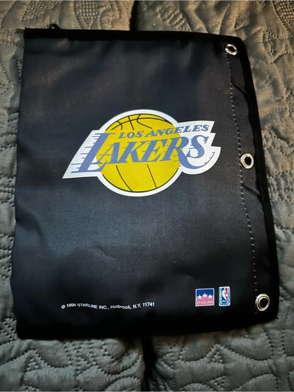 Vintage RARE Kobe Bryant Los Angeles Lakers Binder pencil pouch