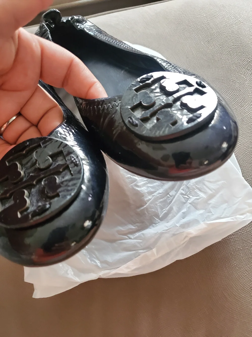 Tory Burch patent leather
