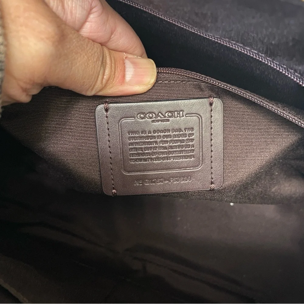 Coach dark brown