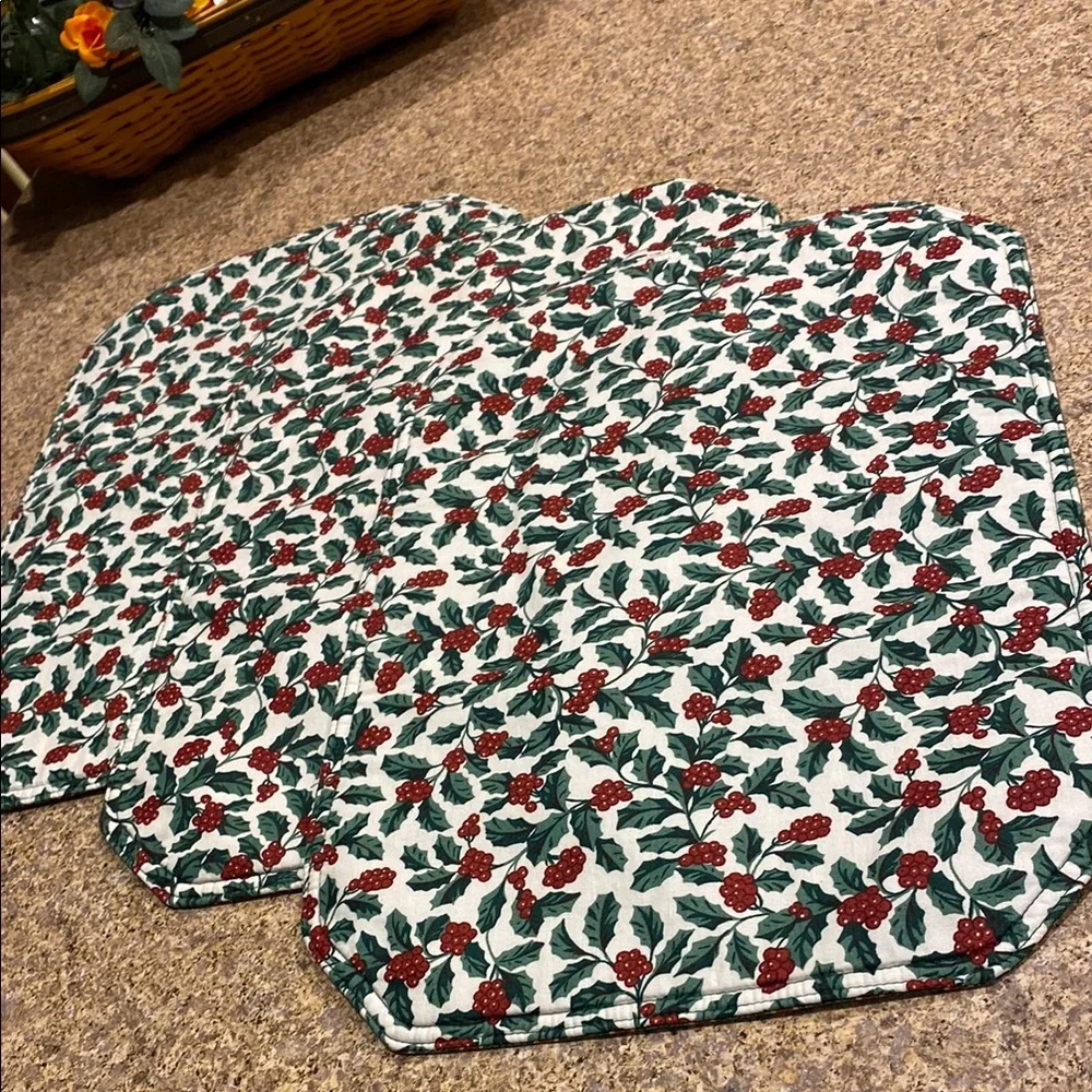 Longaberger holly stripe
