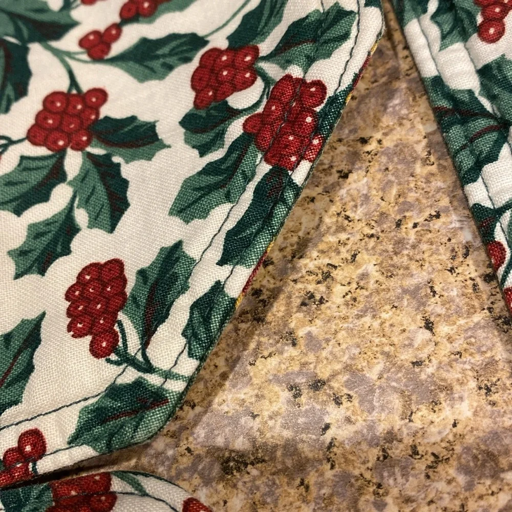 Longaberger holly stripe