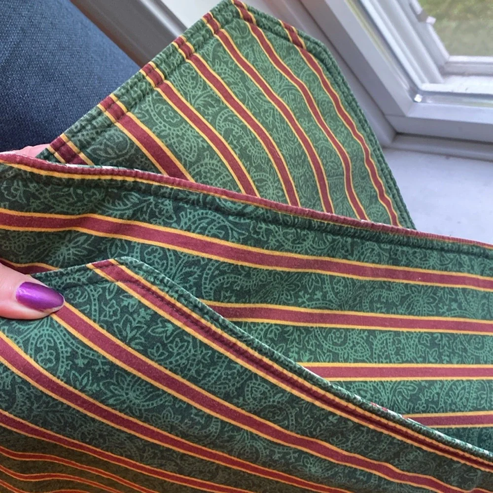 Longaberger holly stripe