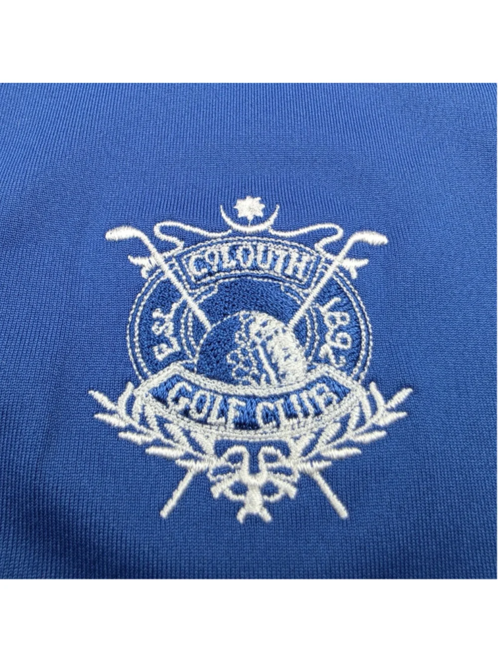 Peter Millar Clouth Golf Club Crown Sport Vest Quarter Zip Blue Large