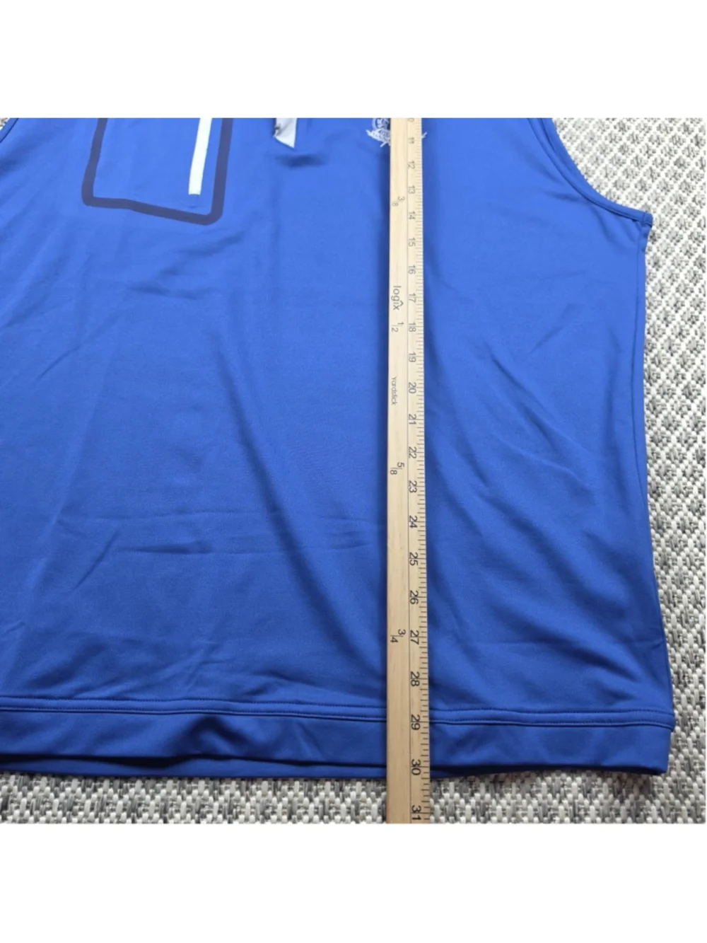 Peter Millar Clouth Golf Club Crown Sport Vest Quarter Zip Blue Large