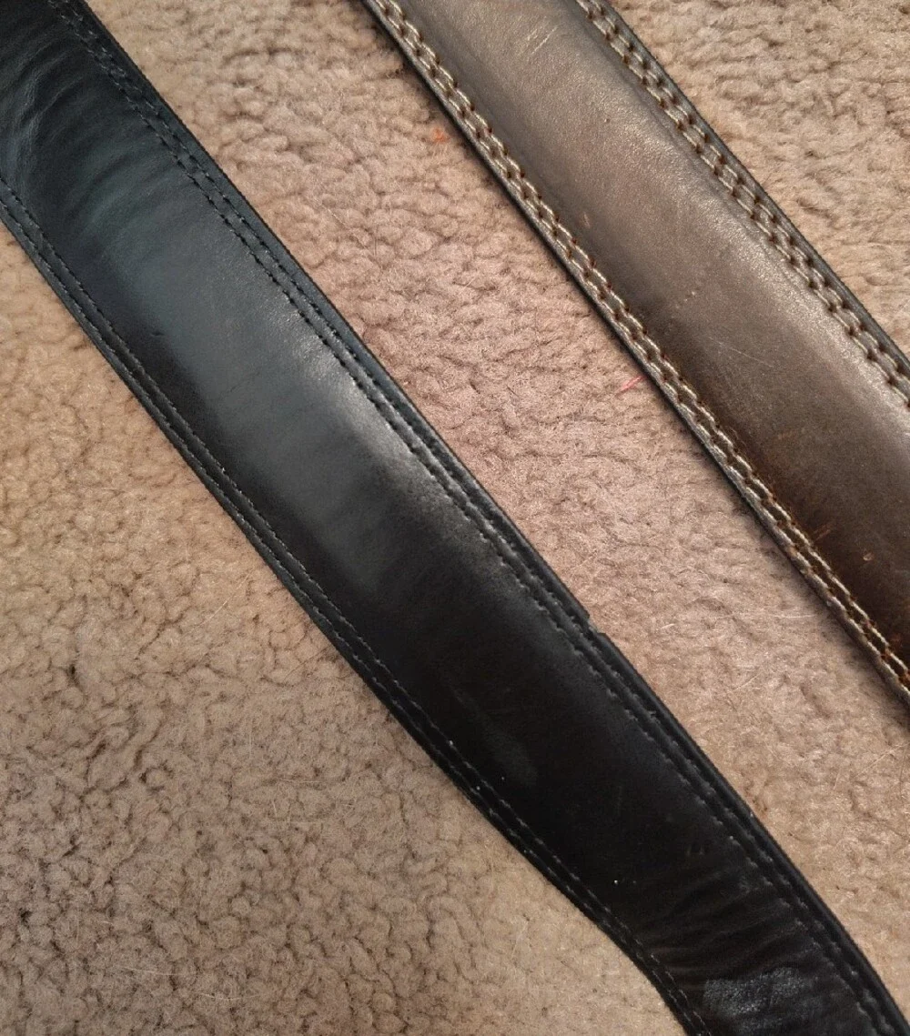 Kids Leather Dress Belts - Brown and Black