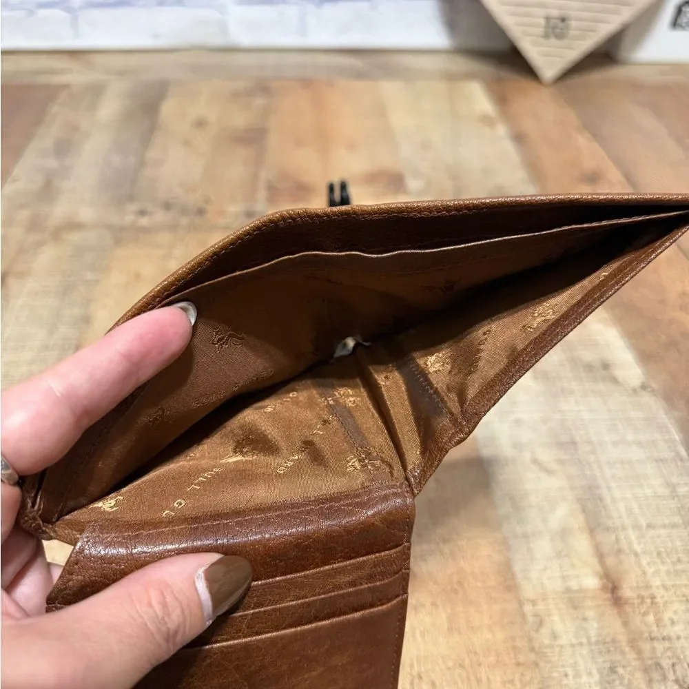 BULL GUARD Mens RFID Blocking Bifold Wallet Soft Genuine leather
