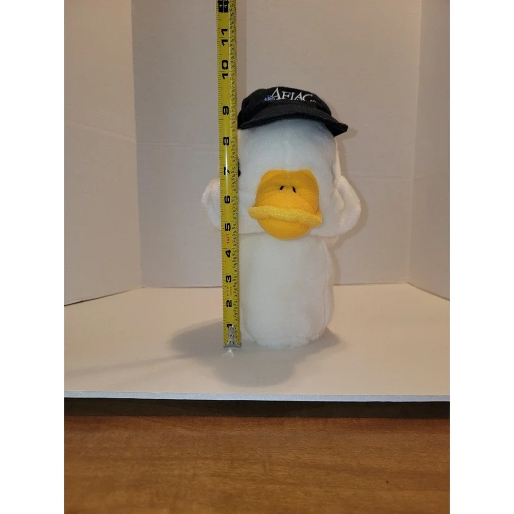 Aflac Plush Duck Head Golf Club Driver Cover Puppet with Aflac Cap Novelty