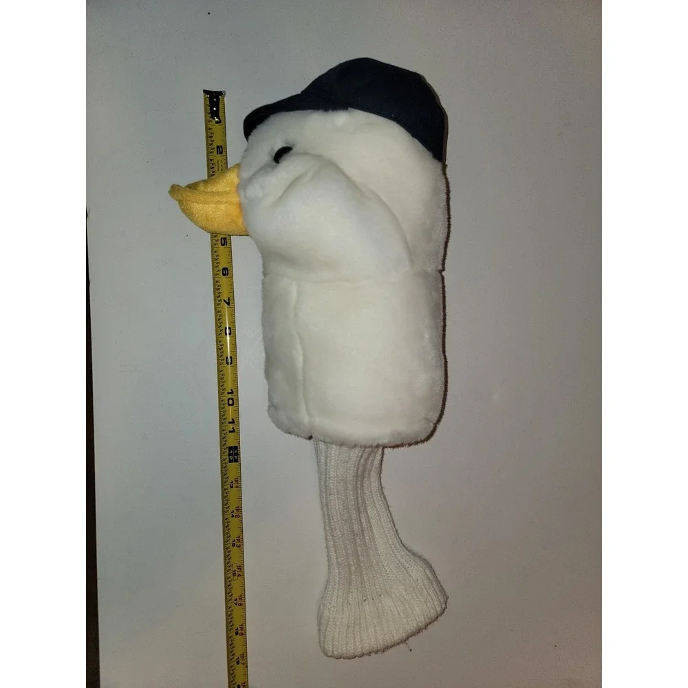 Aflac Plush Duck Head Golf Club Driver Cover Puppet with Aflac Cap Novelty