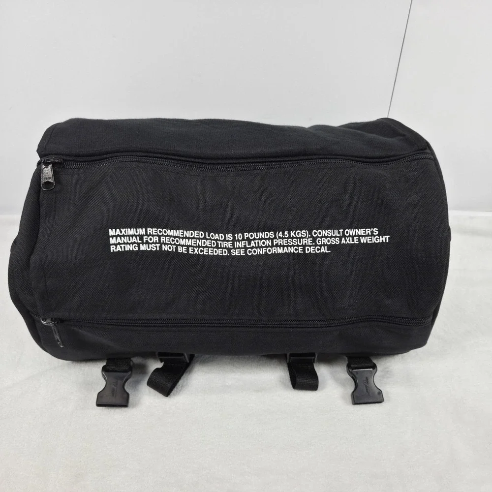 Original Harley Davidson Rear Back Soft Luggage Storage Bag Round Molded Bottom