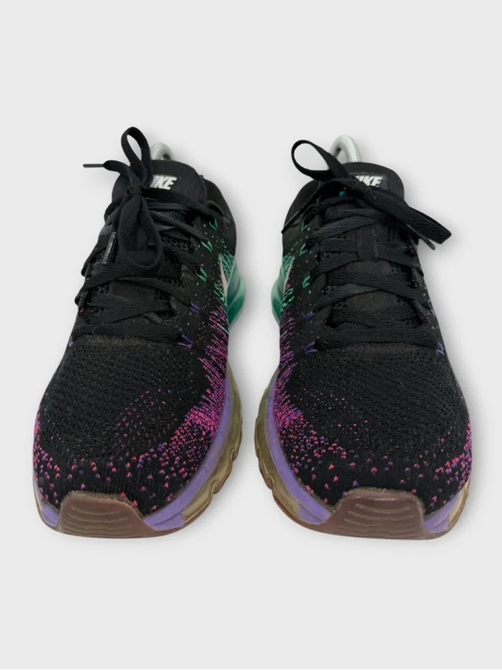Nike Flyknit Air‎ Max Purple Venom Women’s Size 8 Fair Condition Nice!