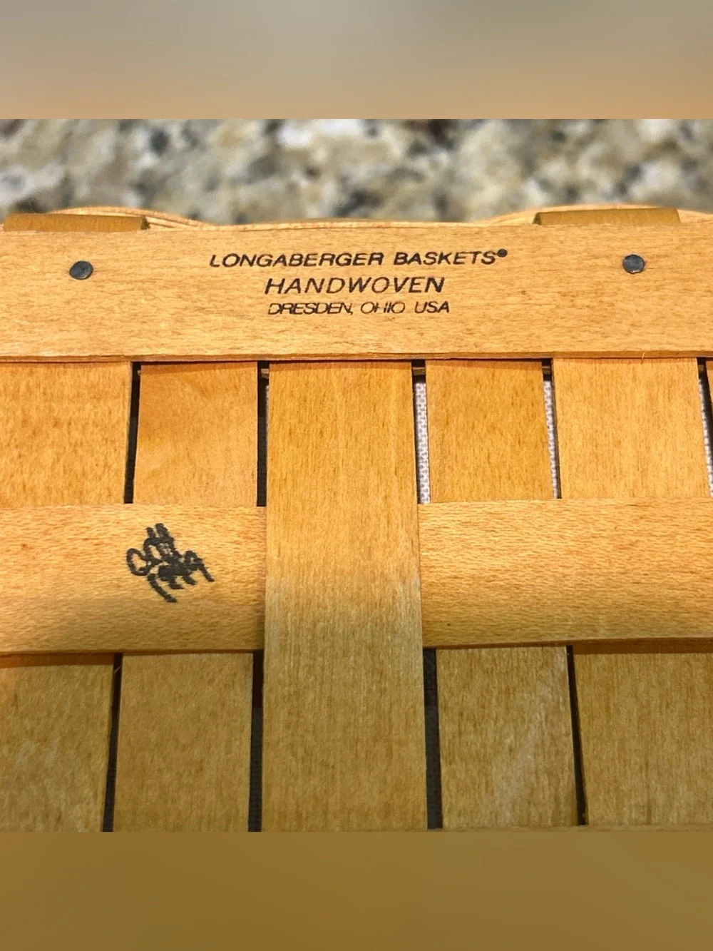 Longaberger 1999 Good Ol' Summertime Seashell Basket