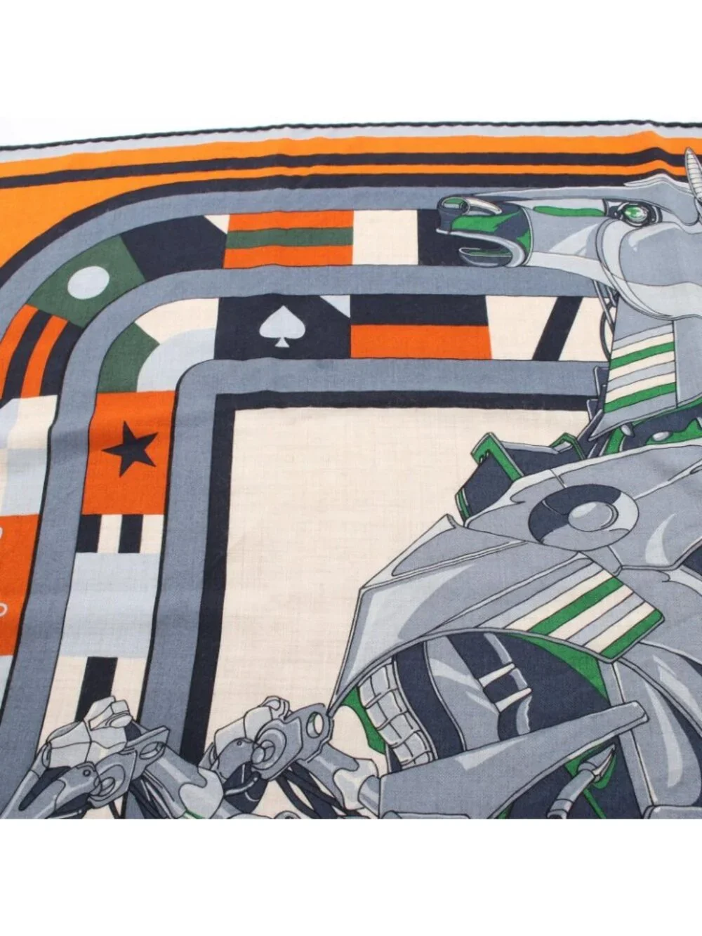 Hermes Scarf Carre 100 Robocabar Silk