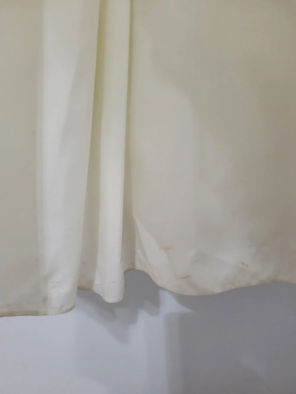 Sweet Beginnings‎ Flower Girl Dress Size 8 Ivory Off White w/ Gray Sash