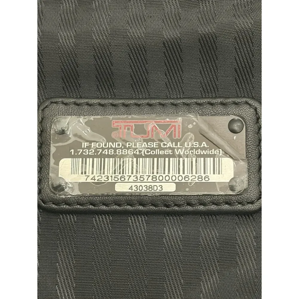 Tumi black ballistic