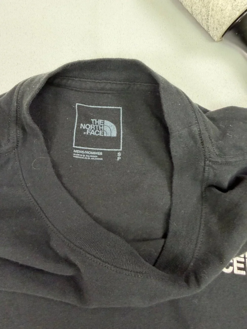 The North Face Black Long Sleeve Logo Tee S