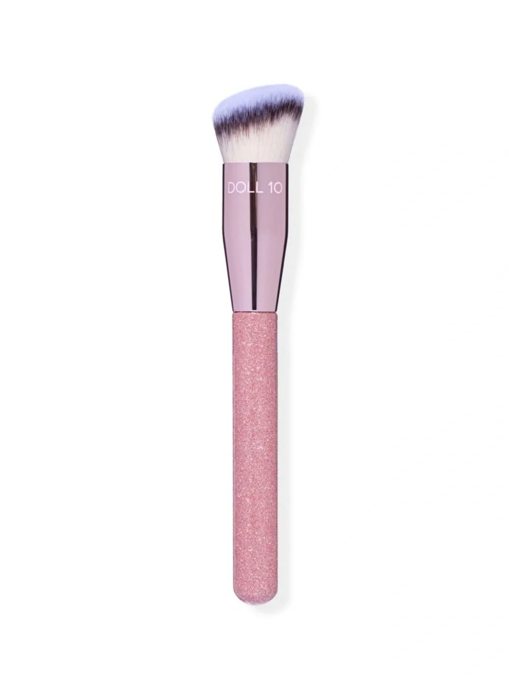 Doll 10 Pink Angled Makeup Brush limited edition - new