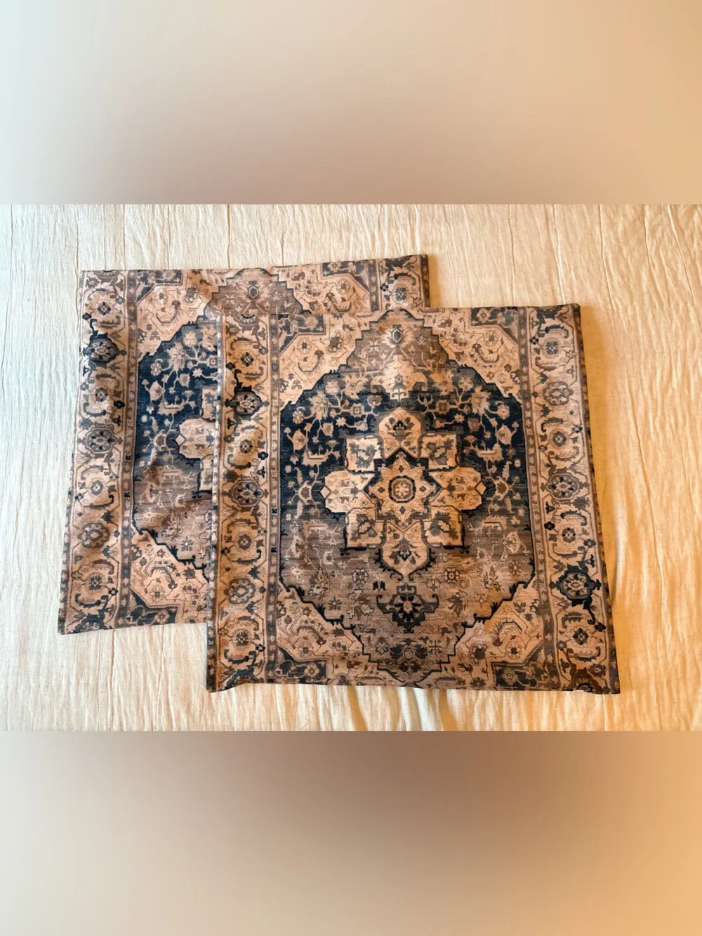 Boho Throw Pillow Covers 26x26 inch Set of 2