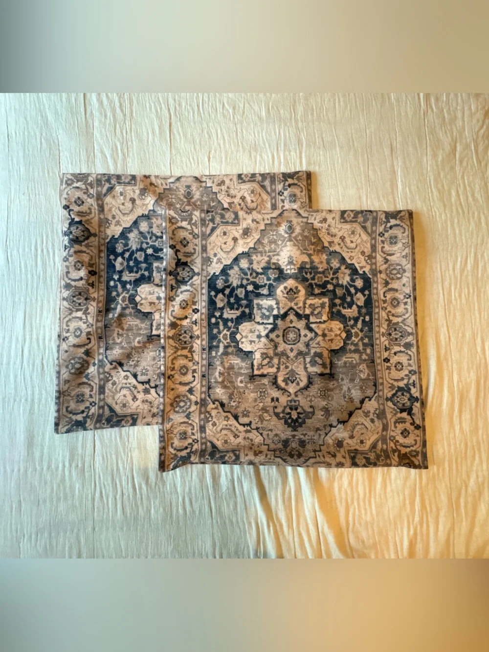 Boho Throw Pillow Covers 26x26 inch Set of 2