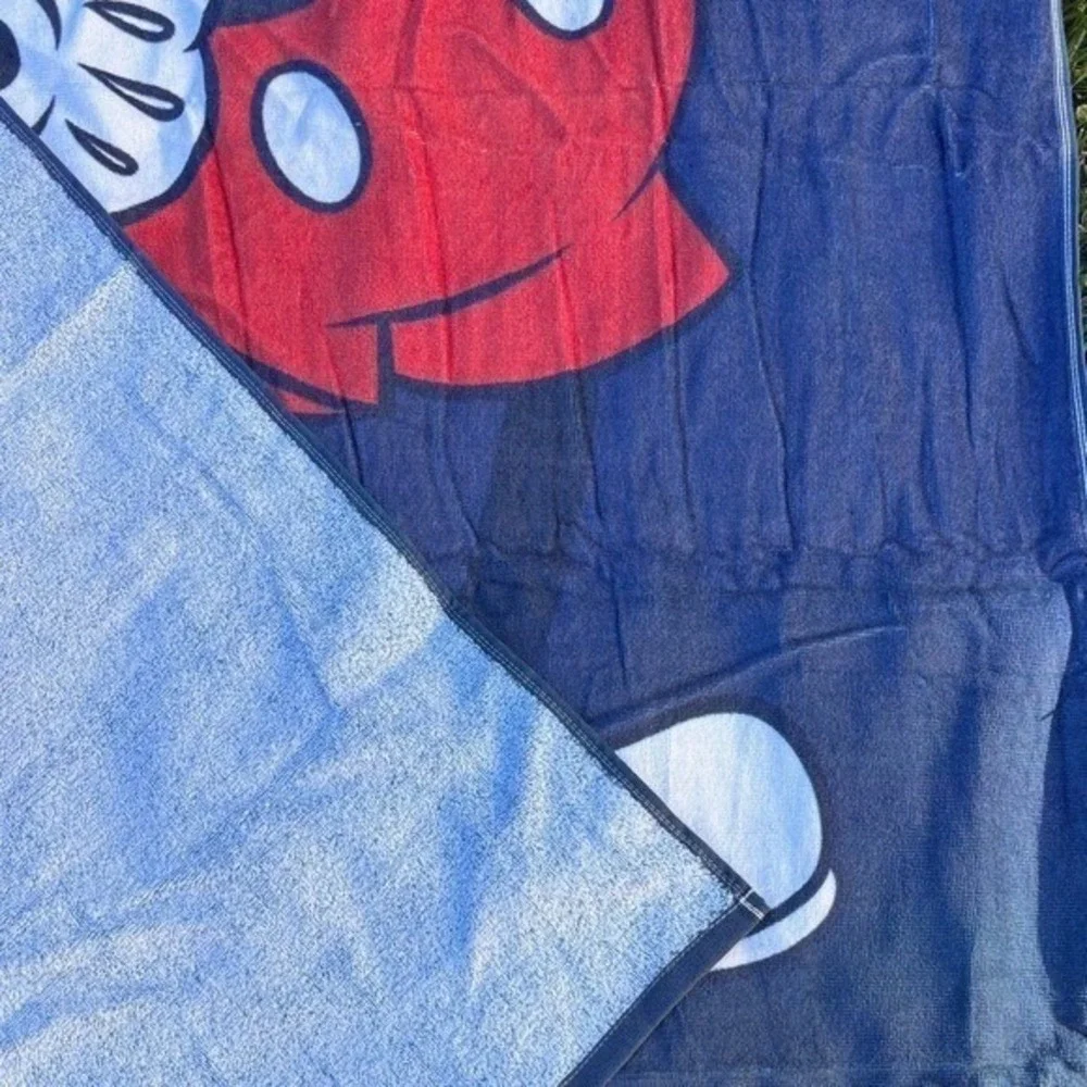 Disney Mickey Mouse Beach Towel America July 4th Summer Oversized 36