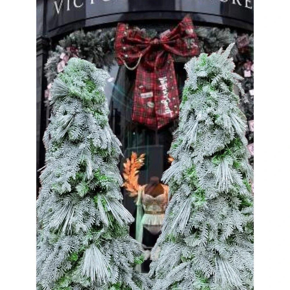 Victoria's Secret Christmas Tree Store Display 4 Ft‎ Tall Silvery Green 2 avail