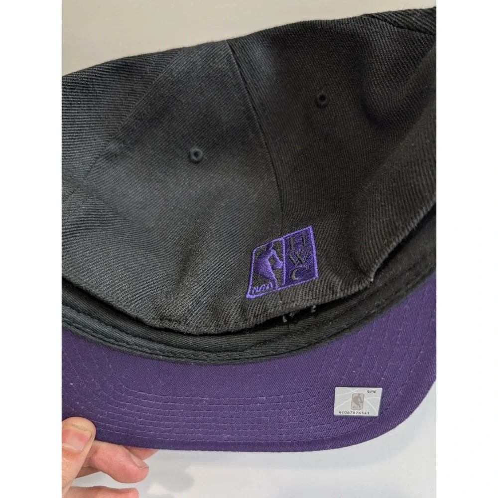 Mitchell & Ness Toronto Raptors Hat Mens 7 3/8‎ Black Polyester 1995 Side Patch