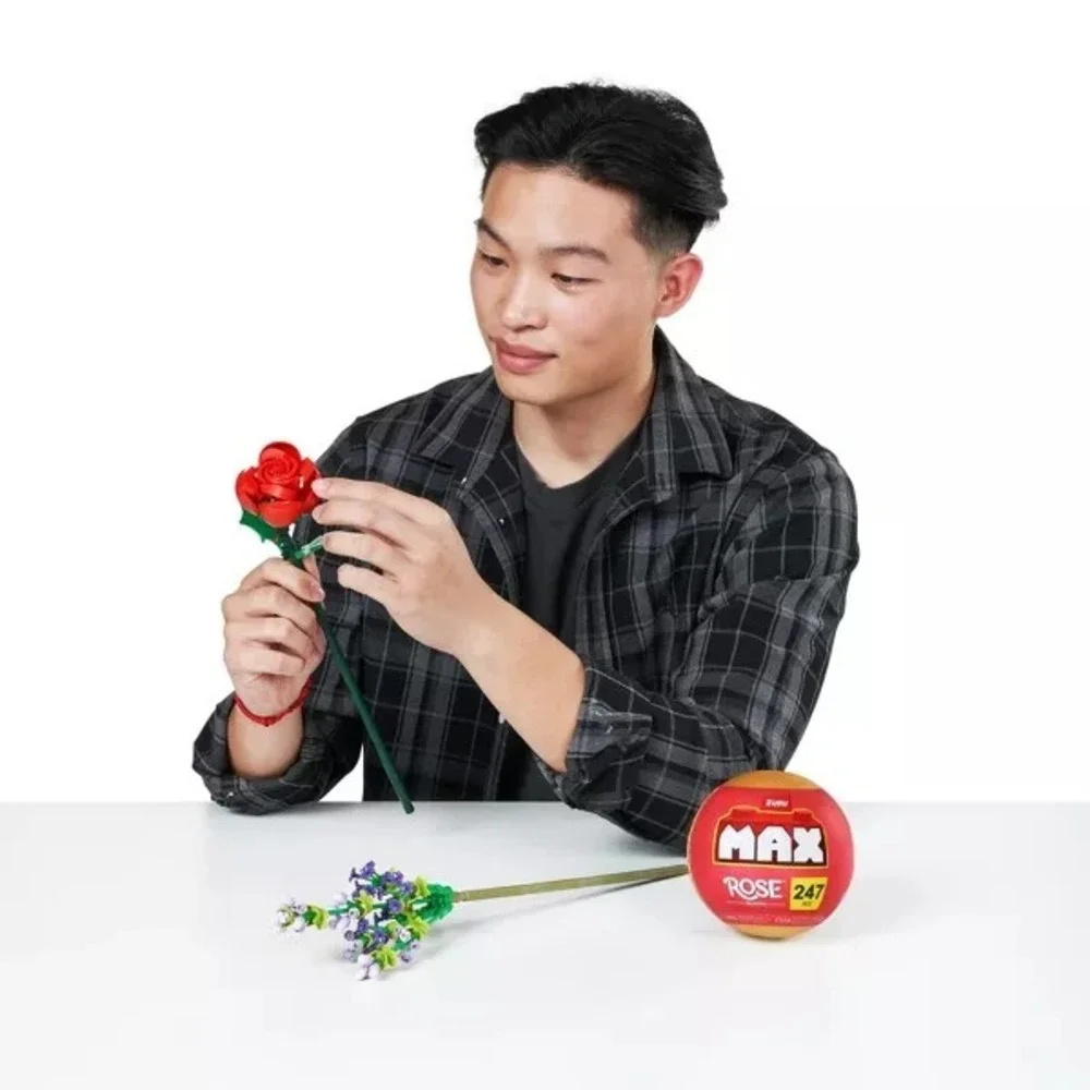 9 x Zuru MAX Bricks Build More Rose Collection Capsule 247 Pcs Each Building Set