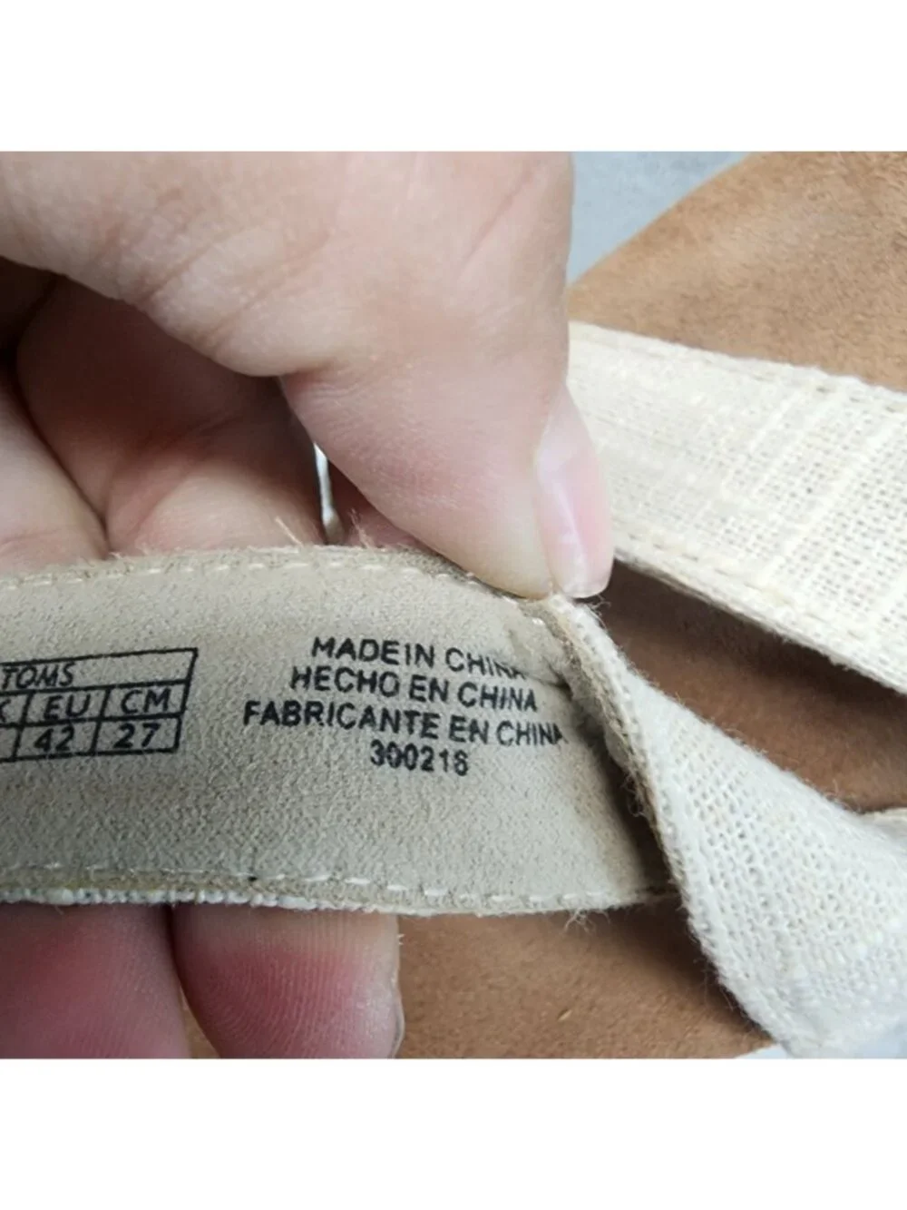 Toms size womens