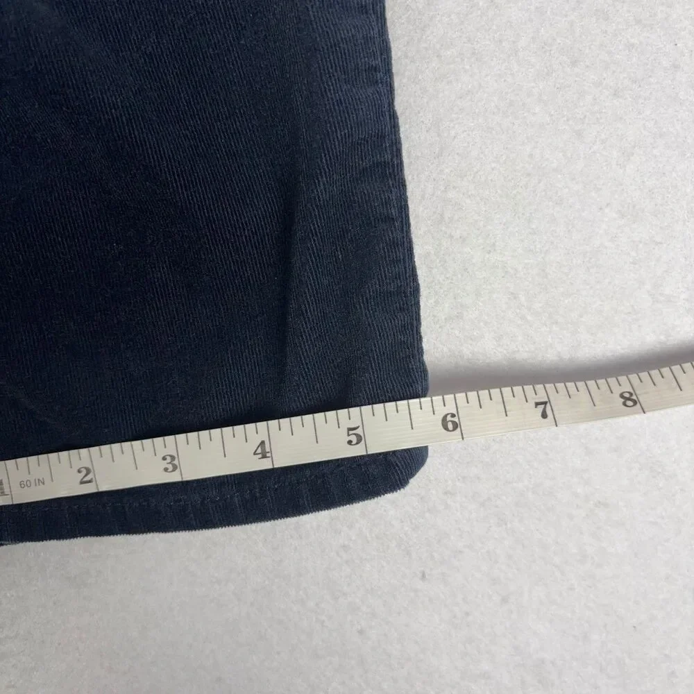 Gap 1969 Legging Jeans Women's 32/14 Navy Corduroy Skinny Stretch