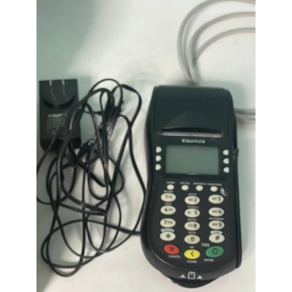 Equinox‎ T4205 Credit Card Terminal w/ Pin Pad & AC Adapter.