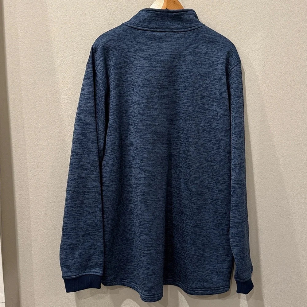 Under Armour Men’s Navy Heather Quarter-Zip‎ Top Size XXL