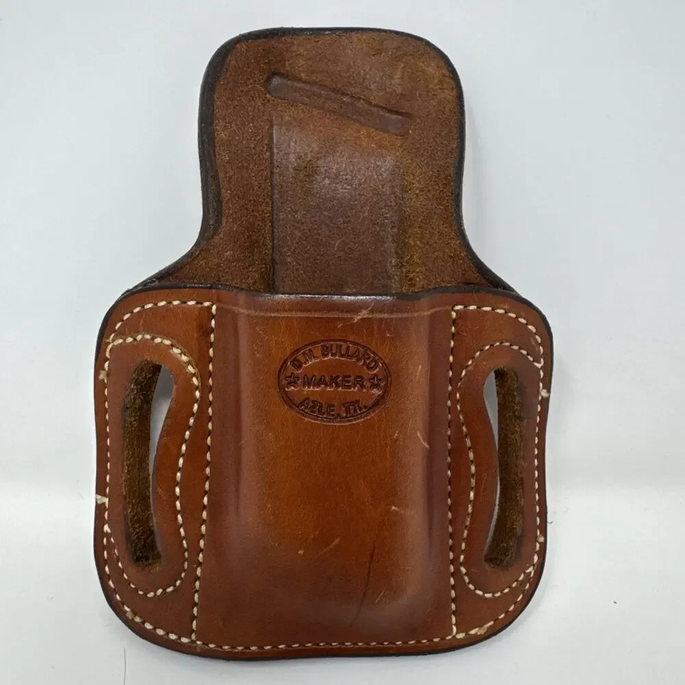 DM Bullard Maker‎ Brown Leather Custom Holster For GLOCK 17/22/31 OWB