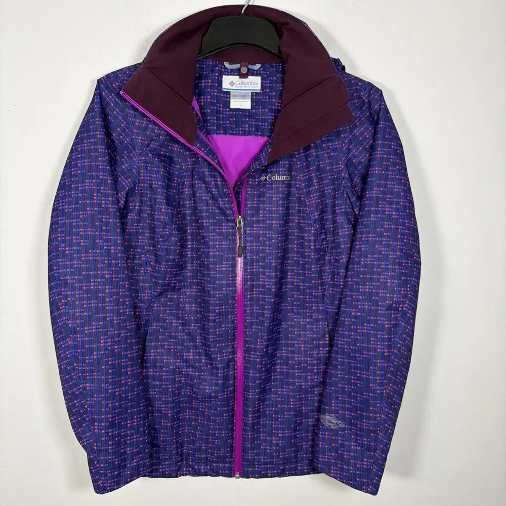Columbia Medium Ski Snowboard Coat Whirlibird Intercharge Omni-Tech‎ Jacket