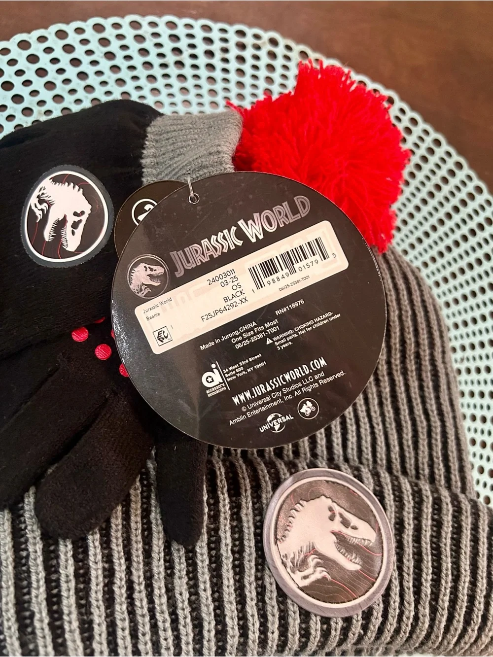 Jurassic World official world ribbed
