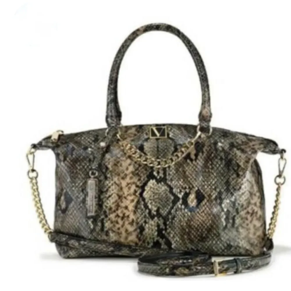 Victoria's Secret Snakeskin Satchel