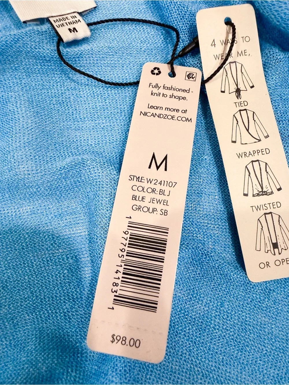 NIC+ZOE size medium