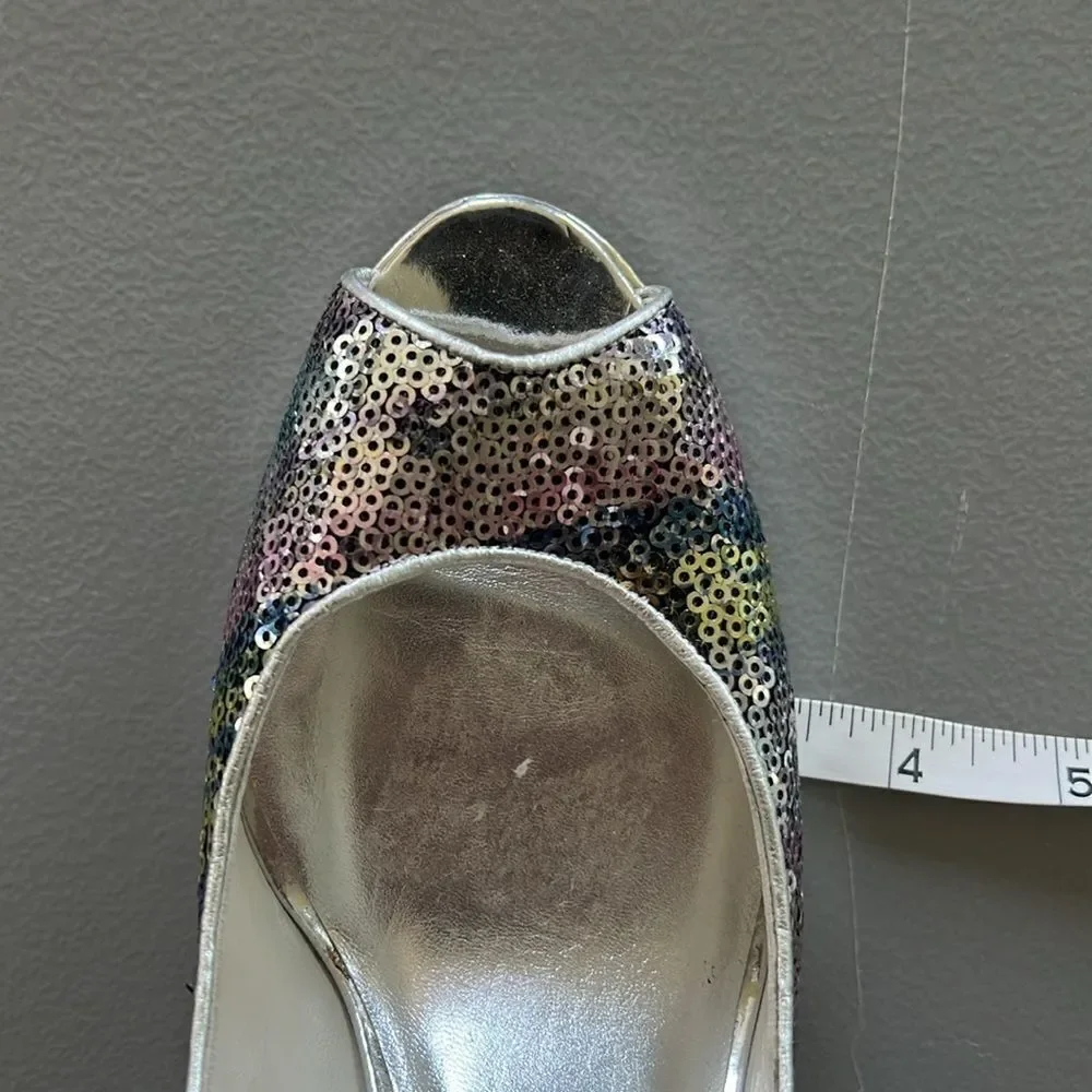 Stuart Weitzman Sequin Heels - 9.5