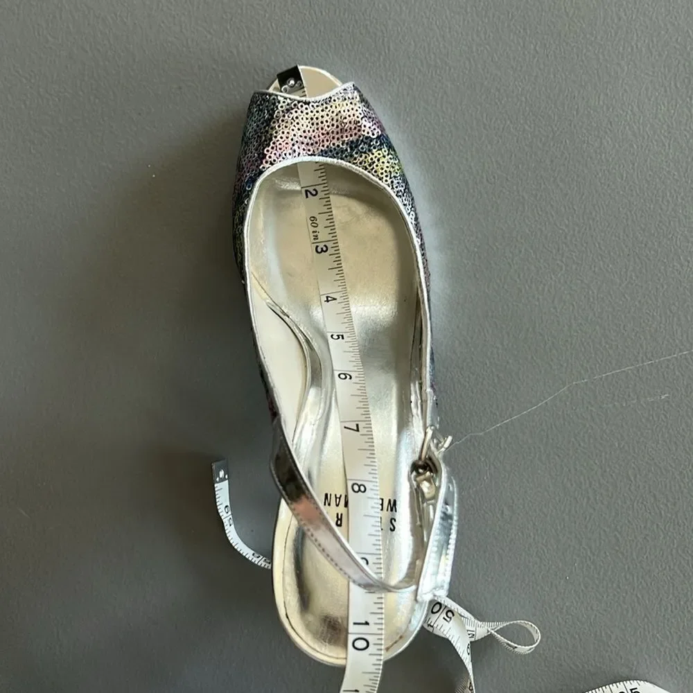 Stuart Weitzman Sequin Heels - 9.5
