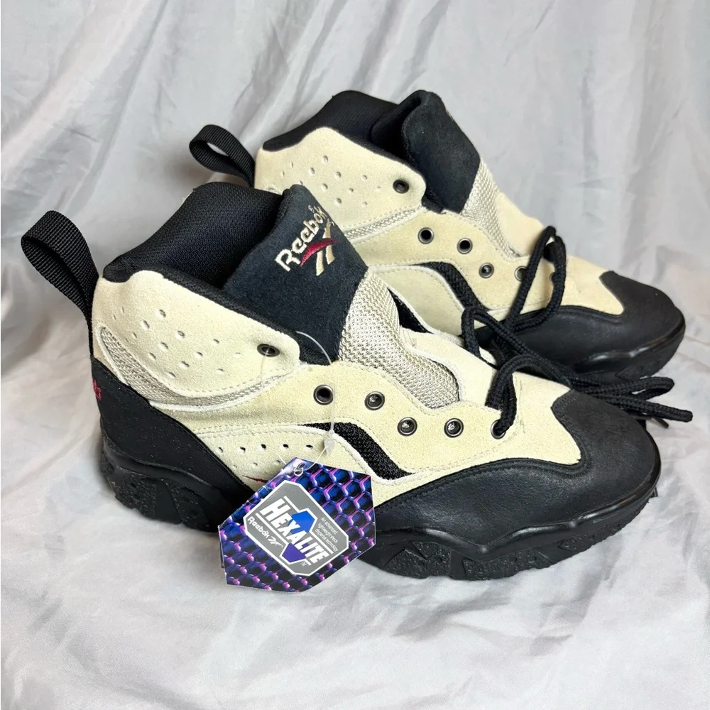 Vintage 90s‎ Reebok Hexalite hiking Boots Men’s Size 8 Beige Tan