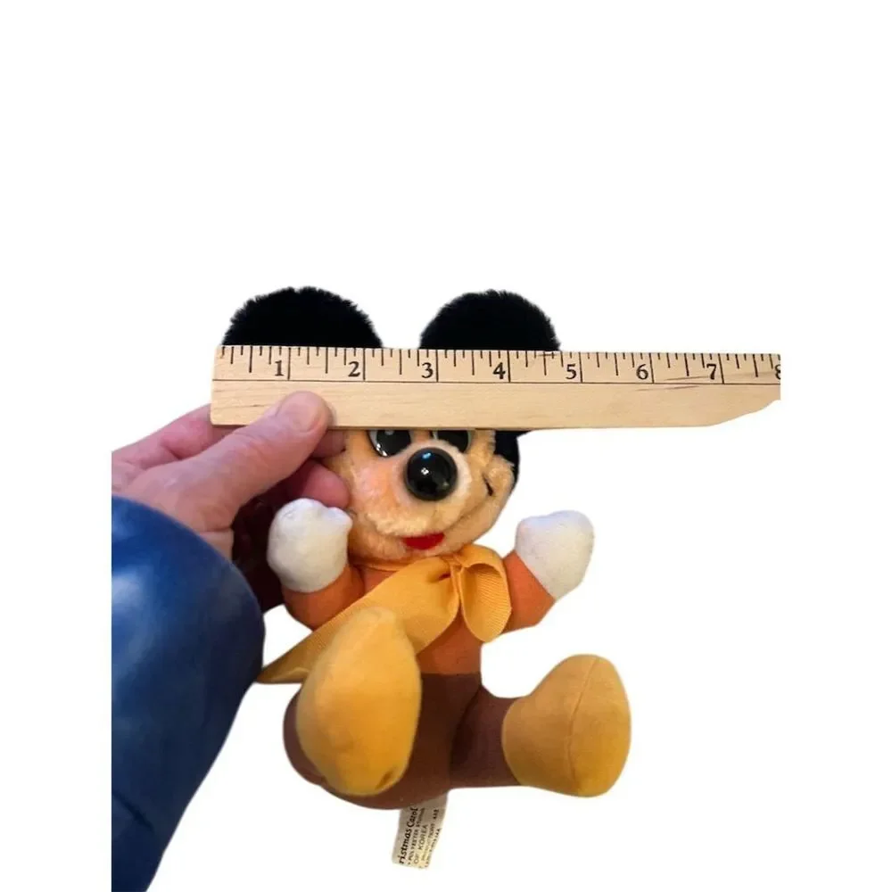 Vintage Disney Mickey's Christmas Carol Tiny Tim Mickey‎ Mouse Plush