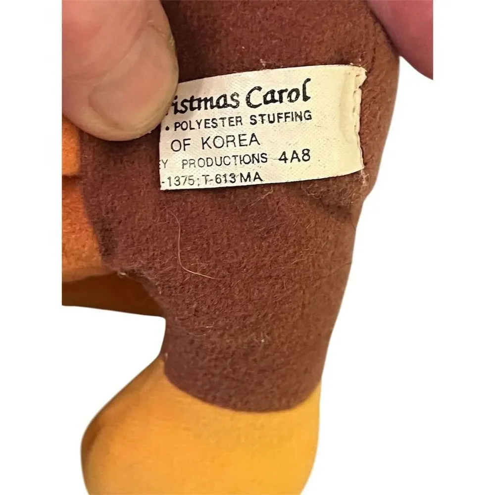 Vintage Disney Mickey's Christmas Carol Tiny Tim Mickey‎ Mouse Plush