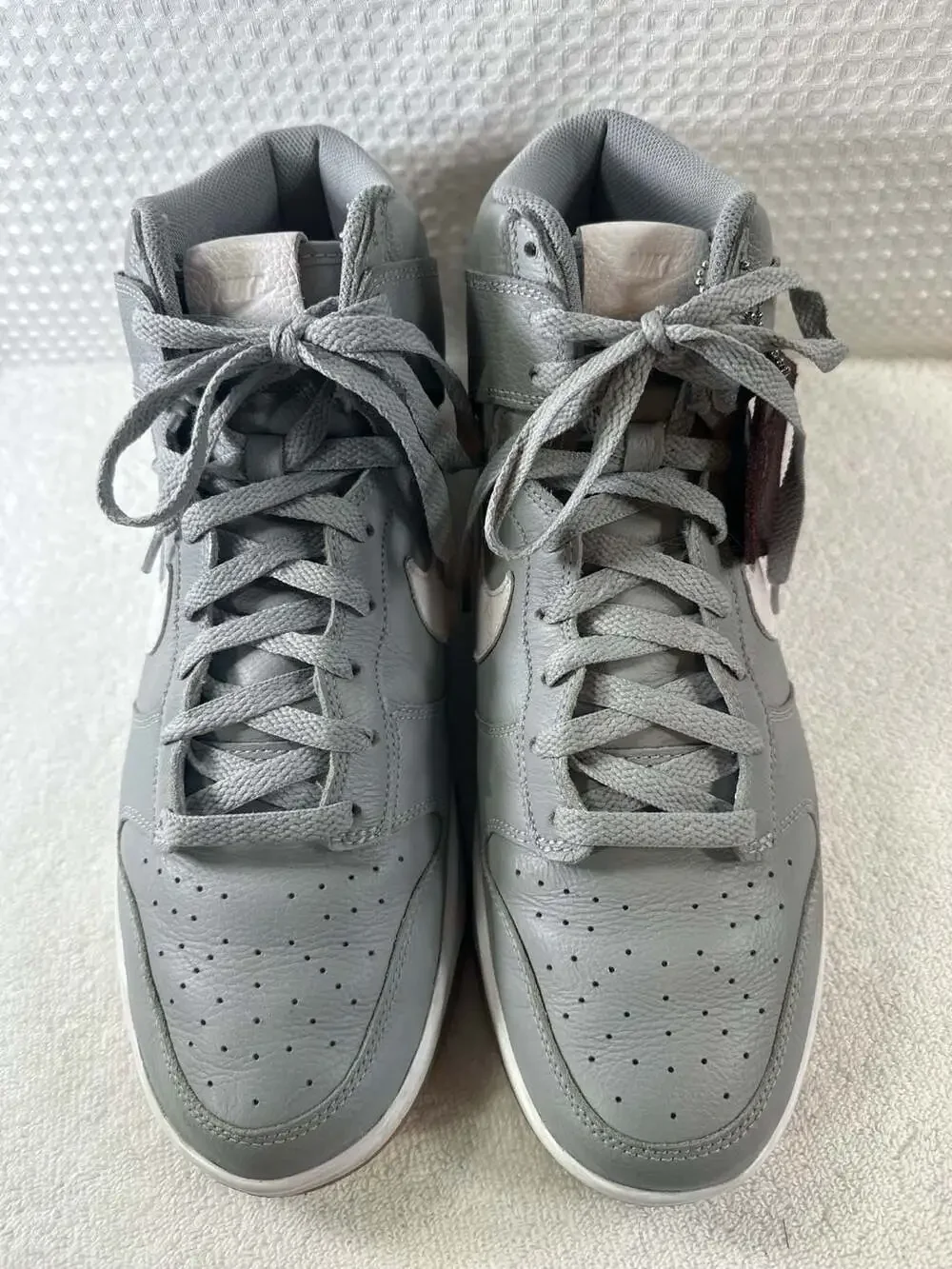 Nike Dunk High Premium Grey Gum Wolf Grey White Size 11.5