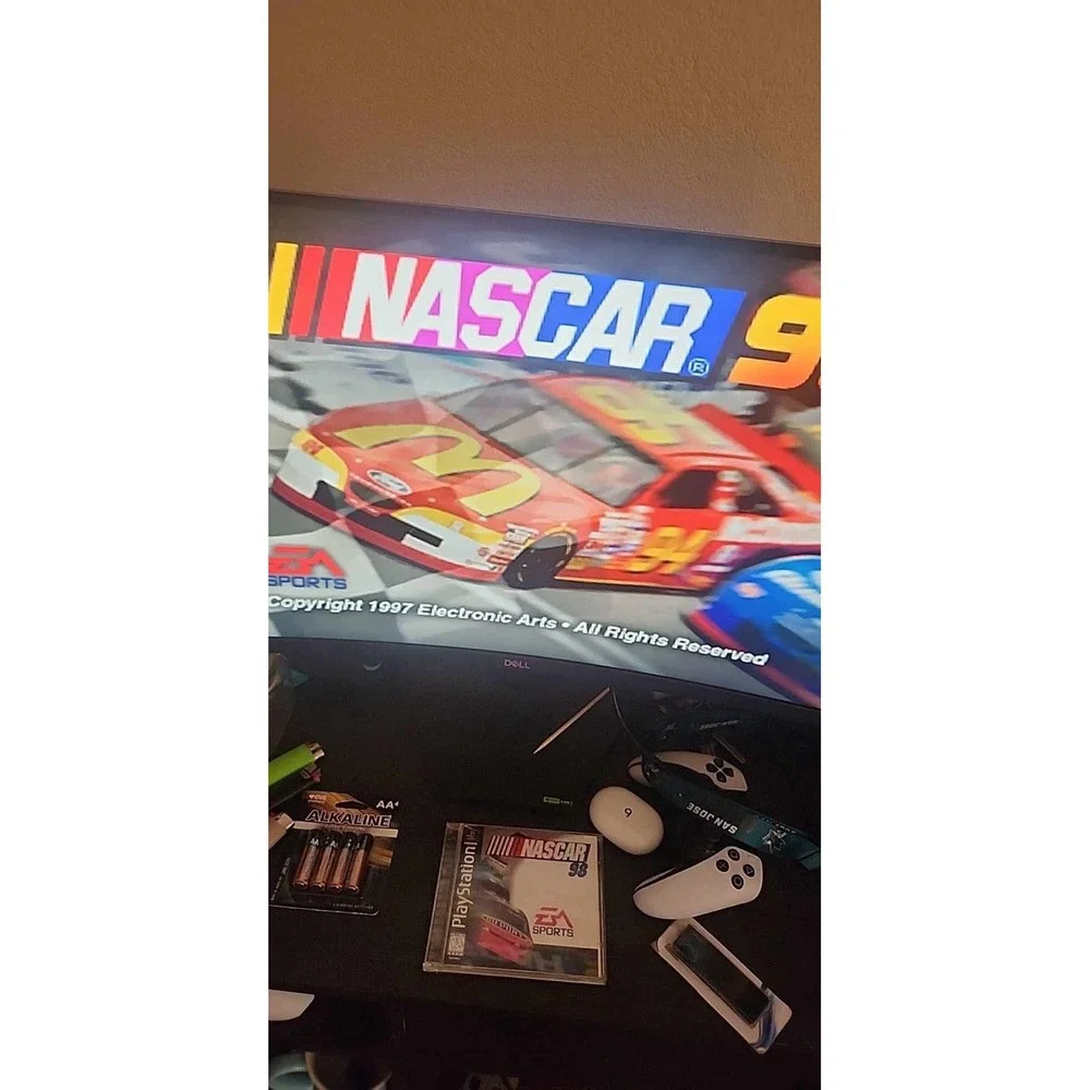 NASCAR‎ 98 (Sony PlayStation 1, 1997) Complete Tested PS1 Racing Stock Pre-Loved