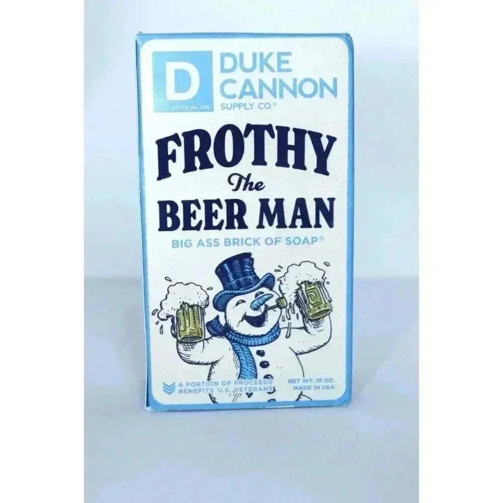 Duke Cannon Big Ass Brick of Soap 10 oz Frothy‎ The Beer Man NEW in Package